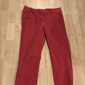 LOFT petite cropped chinos
